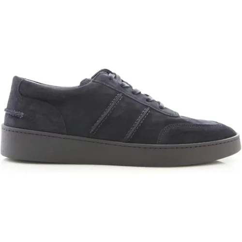 Wave 2220 Schwarzer Wildleder Sneaker , Herren, Größe: 44 1/2 EU - Greve - Modalova