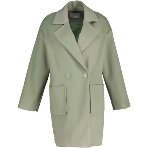 Grüner Mantel Jacke , Damen, Größe: M - Amélie & Amélie - Modalova