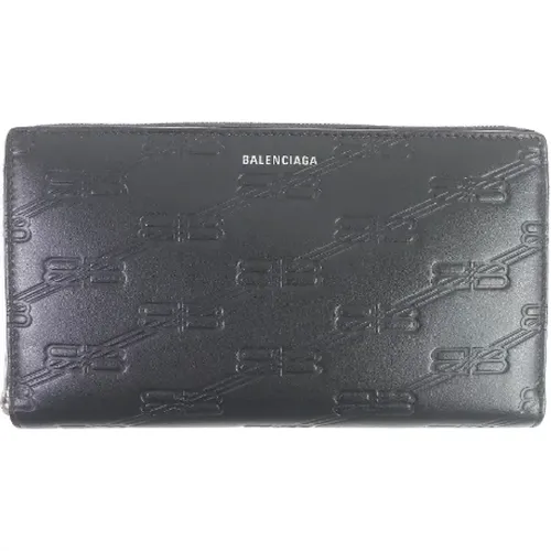 Pre-owned Wallets, male, , Size: ONE SIZE Pre-owned Leather wallets - Balenciaga Vintage - Modalova