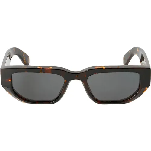 Cat-Eye Sonnenbrille Greeley Modell , Herren, Größe: 54 MM - Off White - Modalova