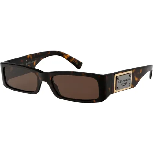 Stylische Sonnenbrille mit Modell 0Dg4444 , Herren, Größe: 55 MM - Dolce & Gabbana - Modalova