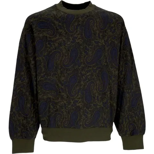 Sweatshirts, male, , Size: XL Paisley Print Sweater Soft Fit - Carhartt WIP - Modalova