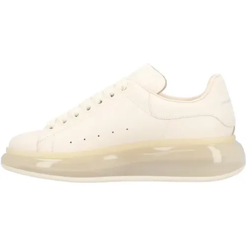 Leather sneakers , female, Sizes: 5 UK, 3 UK, 3 1/2 UK, 4 UK, 6 1/2 UK, 5 1/2 UK - alexander mcqueen - Modalova