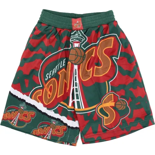 Sportswear, male, , Size: S NBA Jumbotron 2.0 Basketball Shorts - Mitchell & Ness - Modalova