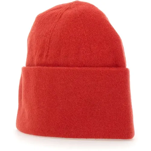 Beanies, male, , Size: ONE SIZE Cashmere Men's Hat Italy - Kangra - Modalova