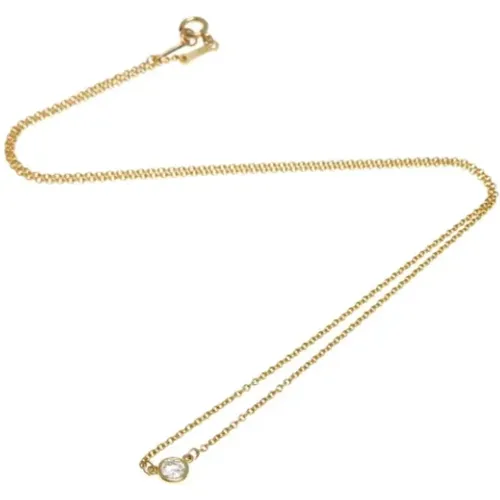 Pre-owned Jewellery, female, , Size: ONE SIZE Pre-owned Gold necklaces - Tiffany & Co. Pre-owned - Modalova