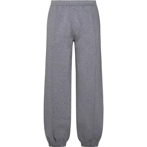 Sweatpants, male, , Size: M Light Grey Cotton Track Pants - Givenchy - Modalova