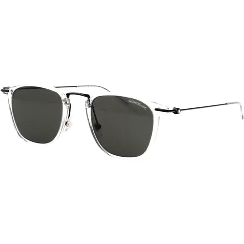 Sunglasses, male, , Size: 49 MM Stylish Sunglasses with Model Mb0295S - Montblanc - Modalova