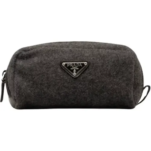 Pre-owned Clutches, female, , Size: ONE SIZE Pre-owned Fabric clutches - Prada Vintage - Modalova