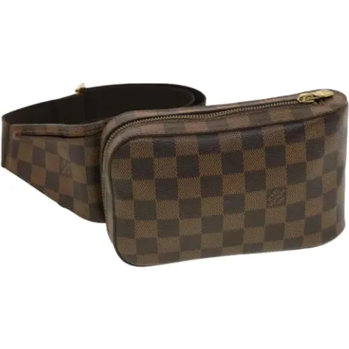 Pre-owned Shoulder Bags, female, , Size: ONE SIZE Pre-owned Canvas Louis Vuitton Belt Bags - Louis Vuitton Vintage - Modalova