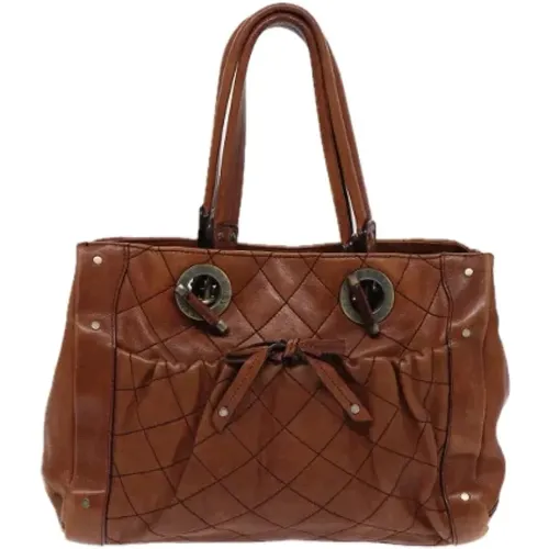 Pre-owned Tote Bags, female, , Size: ONE SIZE Pre-owned Leather shoulder-bags - Bally Pre-owned - Modalova