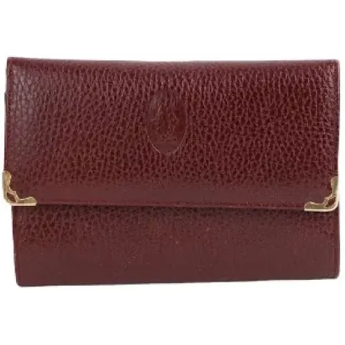 Pre-owned Wallets, female, , Size: ONE SIZE Pre-owned Leather wallets - Cartier Vintage - Modalova