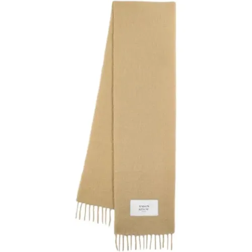 Wool scarves , female, Sizes: ONE SIZE - Maison Kitsuné - Modalova