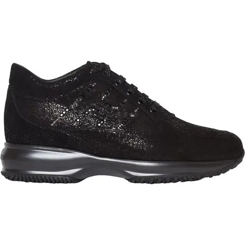 Womens Shoes Sneakers Nero Noos , female, Sizes: 7 UK, 5 1/2 UK, 6 1/2 UK, 5 UK - Hogan - Modalova