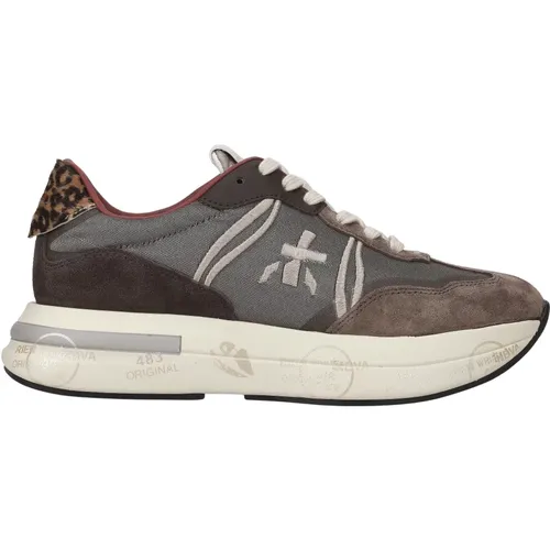 Taupe Wildleder Stylische Sneakers - Premiata - Modalova