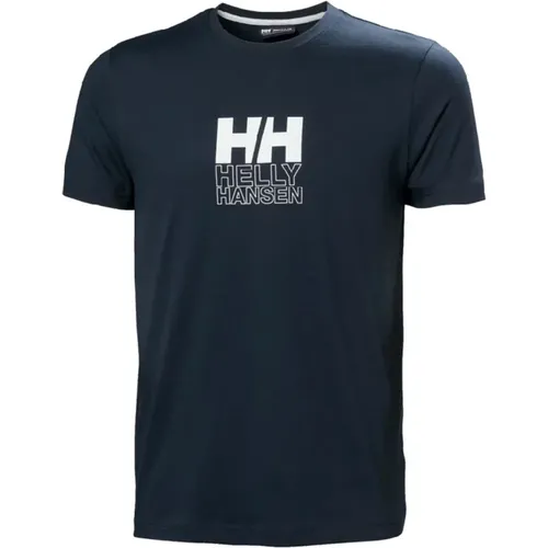 T-Shirts, male, , Size: M Core Graphic T-shirt - Helly Hansen - Modalova