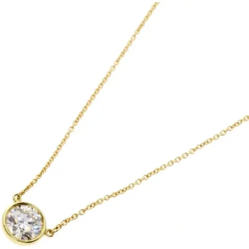 Pre-owned Jewellery, female, , Size: ONE SIZE Pre-owned Gold necklaces - Tiffany & Co. Pre-owned - Modalova