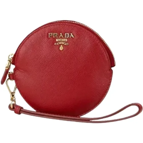 Pre-owned Wallets, female, , Size: ONE SIZE Pre-owned Leather wallets - Prada Vintage - Modalova