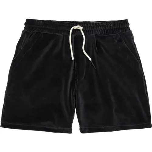 Soft Velour Shorts , male, Sizes: L, XL - OAS - Modalova