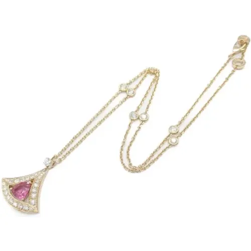 Pre-owned Jewellery, female, , Size: ONE SIZE Pre-owned Rose Gold necklaces - Bvlgari Vintage - Modalova