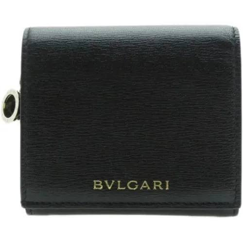 Pre-owned Wallets, female, , Size: ONE SIZE Pre-owned Leather wallets - Bvlgari Vintage - Modalova