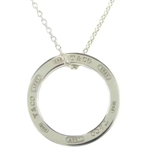 Pre-owned Jewellery, female, , Size: ONE SIZE Pre-owned Silver necklaces - Tiffany & Co. Pre-owned - Modalova