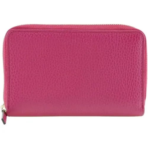 Pre-owned Wallets, female, , Size: ONE SIZE Pre-owned Leather wallets - Gucci Vintage - Modalova