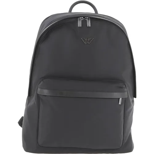 Sleek Backpack for Men , male, Sizes: ONE SIZE - Emporio Armani - Modalova