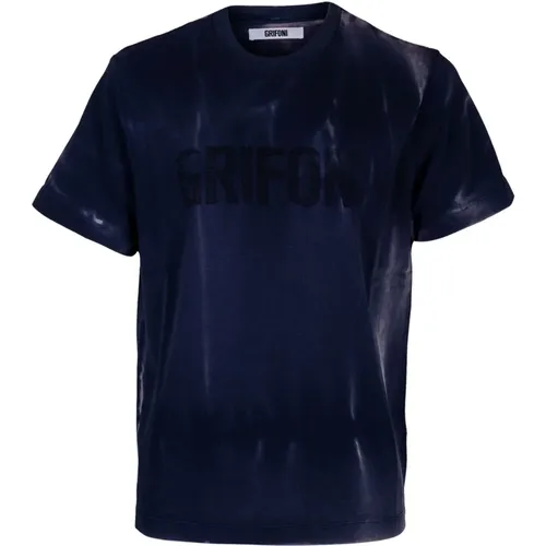 T-Shirts , Herren, Größe: XL - Mauro Grifoni - Modalova
