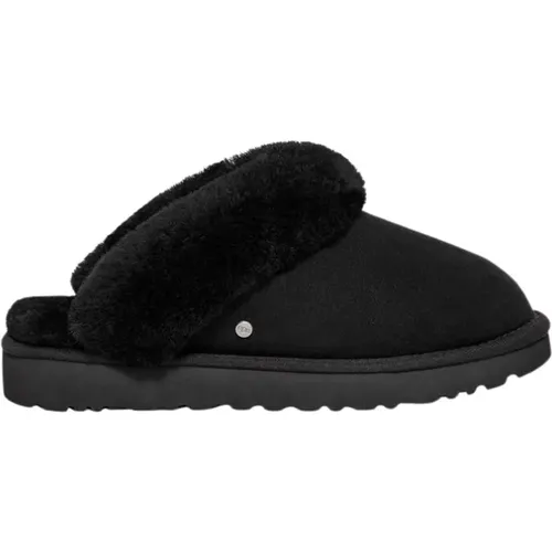 Slippers, female, , Size: 7 US Classic Slipper Shoes with Sheepskin Lining - Ugg - Modalova