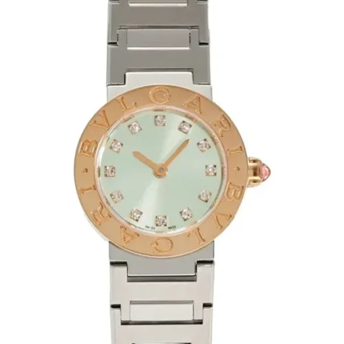 Pre-owned Watches, female, , Size: ONE SIZE Pre-owned Stainless Steel watches - Bvlgari Vintage - Modalova