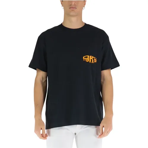 Cotton T-Shirt Three-Stack , male, Sizes: M, S - Purple Brand - Modalova