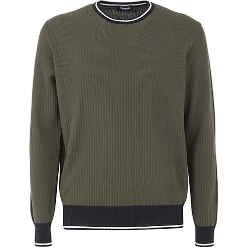 Military Ribbed Sweater , male, Sizes: XL - Drumohr - Modalova