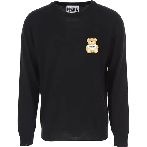 Sweatshirts, male, , Size: XL Teddy Bear Crewneck Sweatshirt - Moschino - Modalova