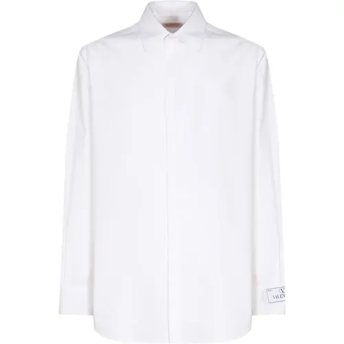 Cotton Shirts by Maison Valentino , male, Sizes: 2XL - Valentino Garavani - Modalova