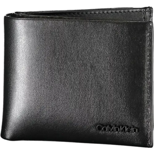 Wallets & Cardholders, male, , Size: ONE SIZE Leather Wallet - Calvin Klein - Modalova