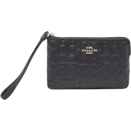 Pre-owned Clutches, female, , Size: ONE SIZE Pre-owned Leather clutches - Coach Pre-owned - Modalova