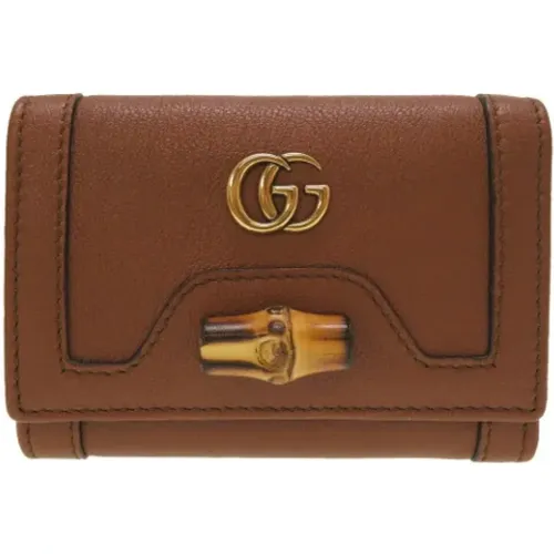 Pre-owned Wallets, female, , Size: ONE SIZE Pre-owned Leather wallets - Gucci Vintage - Modalova