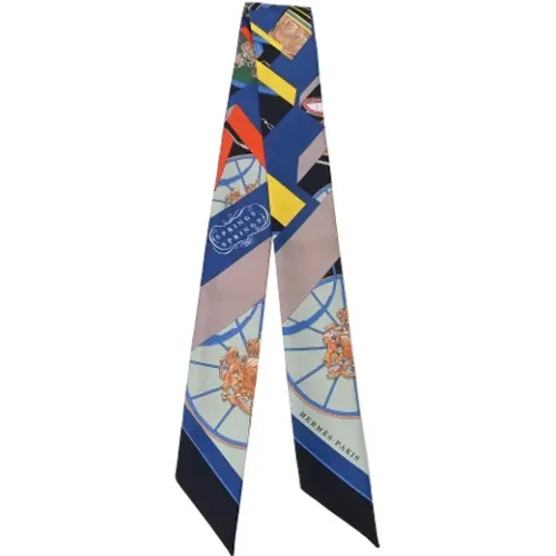 Pre-owned Scarves, female, , Size: ONE SIZE Pre-owned Silk scarves - Hermès Vintage - Modalova