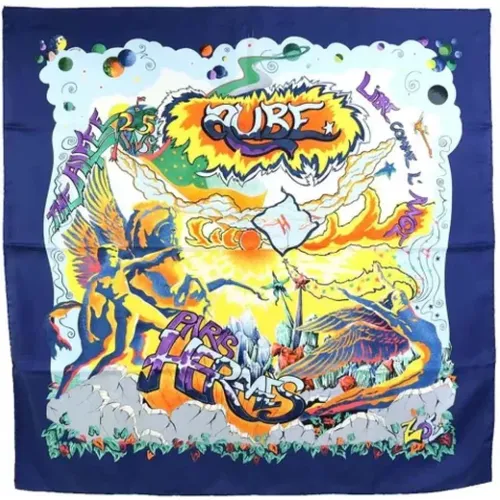 Pre-owned Scarves, female, , Size: ONE SIZE Pre-owned Silk scarves - Hermès Vintage - Modalova