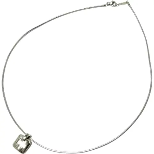 Pre-owned Jewellery, female, , Size: ONE SIZE Pre-owned Silver necklaces - Tiffany & Co. Pre-owned - Modalova