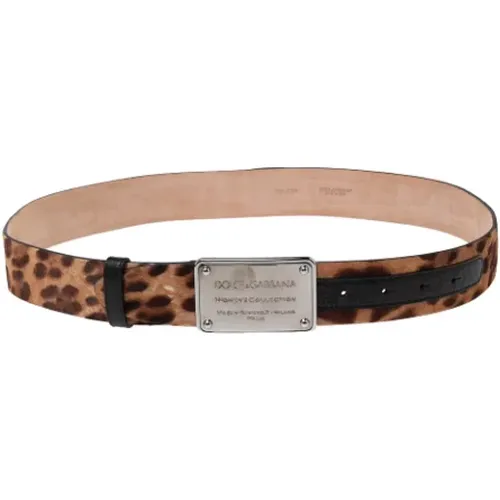 Pre-owned Belts, female, , Size: ONE SIZE Pre-owned Fabric belts - Dolce & Gabbana Pre-owned - Modalova