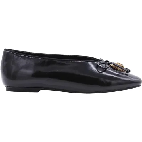 Elegant Ballerina Shoes with Ponche Detail , female, Sizes: 7 UK, 4 UK, 5 UK, 6 UK - Kurt Geiger - Modalova