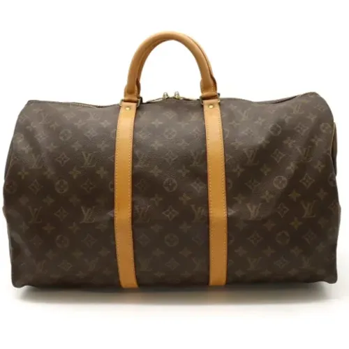 Pre-owned Weekend Bags, unisex, , Size: ONE SIZE Pre-owned Canvas louis-vuitton-bags - Louis Vuitton Vintage - Modalova