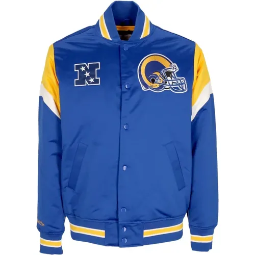 Bomber Jackets, male, , Size: M NFL Losram Bomber Jacket Original Team Colors - Mitchell & Ness - Modalova