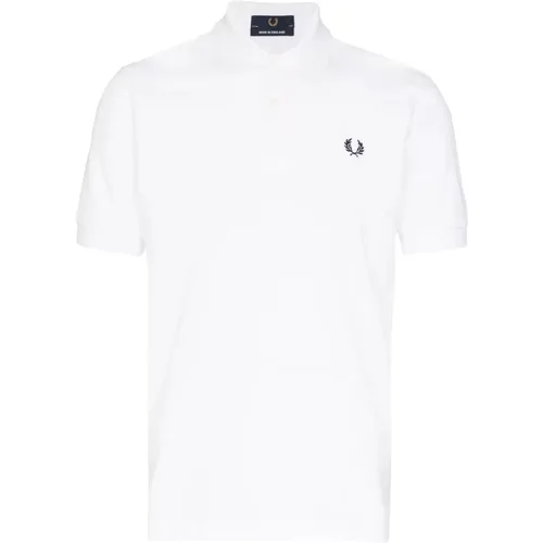 Polo Shirts, male, , Size: L Classic Cotton Polo - Fred Perry - Modalova