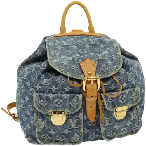 Pre-owned Backpacks, female, , Size: ONE SIZE Pre-owned Canvas backpacks - Louis Vuitton Vintage - Modalova