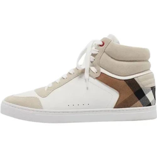 Pre-owned Canvas sneakers , male, Sizes: 9 UK - Burberry Vintage - Modalova