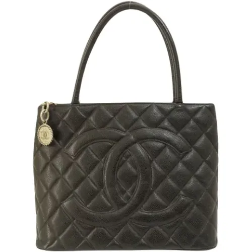 Pre-owned Tote Bags, female, , Size: ONE SIZE Pre-owned Leather totes - Chanel Vintage - Modalova