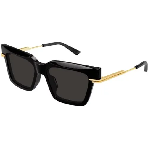 Women Rectangular Sunglasses Bv1242S , female, Sizes: ONE SIZE, 53 MM - Bottega Veneta - Modalova